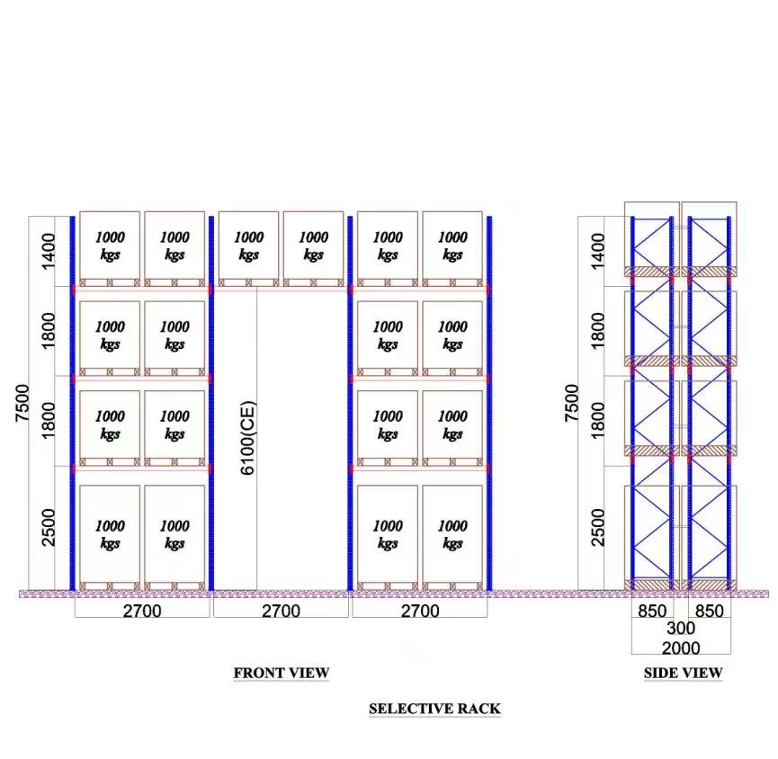 Selective pallet rack Color product image 2